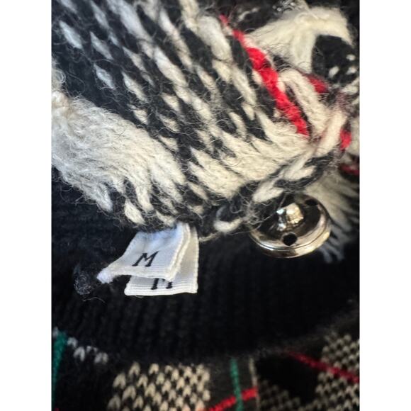 Vintage Deans of Scotland Wool Scottie Dog Sweater – Size M-Holiday Knit - Picture 6 of 6